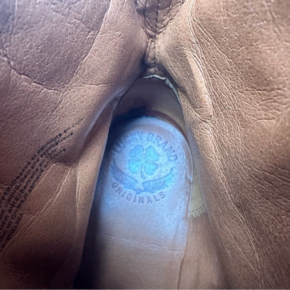 LUCKY BRAND leather ankle boots - Picture 7 of 9